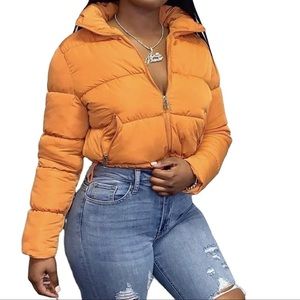 Orange comfortable everything jacket